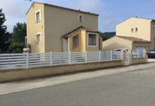 Clôture Barrière - pvc blanc