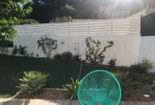 Clôture persienne brise vue PVC Blanc - Cerbère