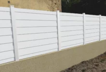 Clôture brise vue extérieur PVC Blanc - Alterna