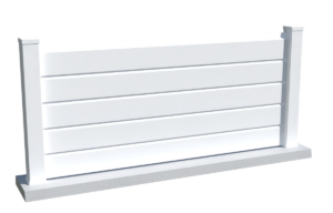 Clôture Cerbère blanc 10 mm