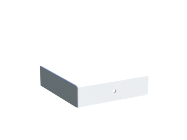 Chapeau plat pvc blanc 80x80 mm pour poteau pvc ou alu 80x80 mm
