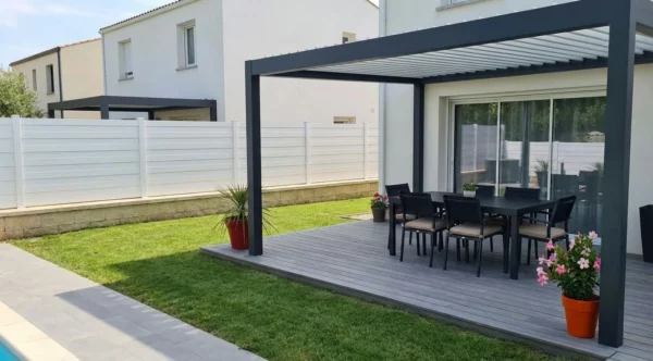 cloture-alterna-blanc-terrasse-bois-pergola