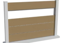 cloture-composite-ajouree-beige-poteau-blanc-impression-nazare