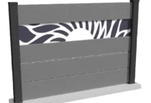 cloture-composite-ajouree-gris-impression-soleil-aveiro