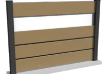 cloture-composite-brise-vue-beige-impression-insert-barcelos-2