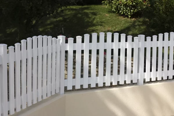 Clôture ajourée PVC Blanc - Balanos