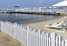 Clôture ajourée PVC blanc - Pulsar