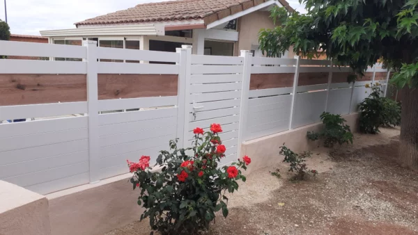 Clôture Héraclès - pvc blanc