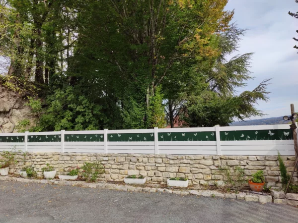 Clôture Héraclès - pvc blanc