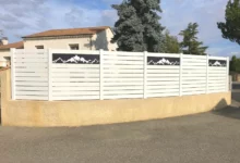 Clôture Héraclès - pvc blanc