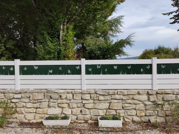 Clôture Héraclès - pvc blanc