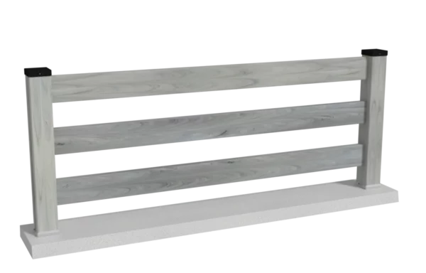 cloture-pvc-ajouree-gris-chapeau-gris-anthracite-ranch