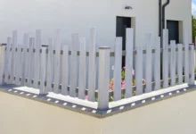 Clôture ajourée PVC Gris - Myrrha