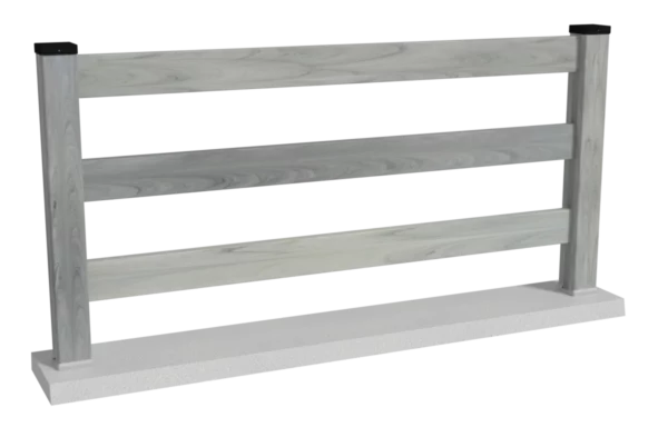 cloture-pvc-ajouree-gris-espacement-150-chapeau-gris-anthracite-ranch