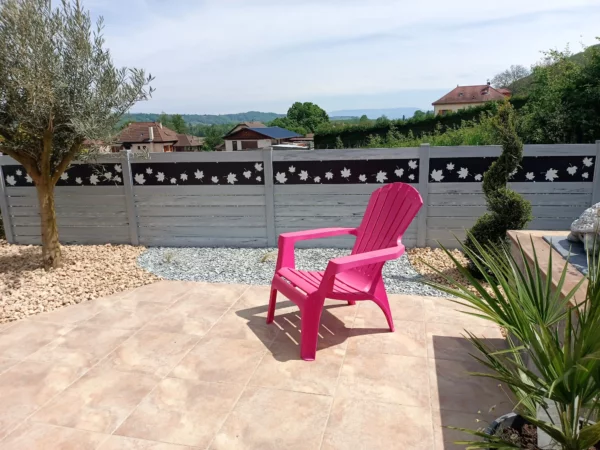 Clôture Héraclès - pvc gris