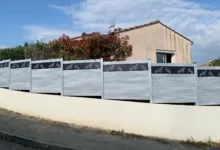 Clôture Héraclès - pvc gris