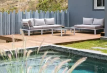 Clôture ajourée PVC gris - Pulsar