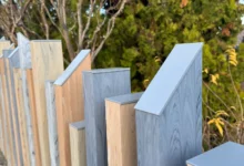 Clôture irrégulière Abysse en pvc couleur patchwork