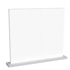 Clôture brise vue PVC Blanc - Ulysse