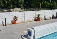 Clôture brise vue extérieur PVC Blanc - Alterna