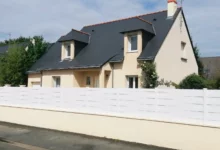 Clôture brise vue PVC Blanc - Métis