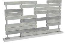 cloture-pvc-brise-vue-gris-pot-de-fleurs-chloris-personnalisee