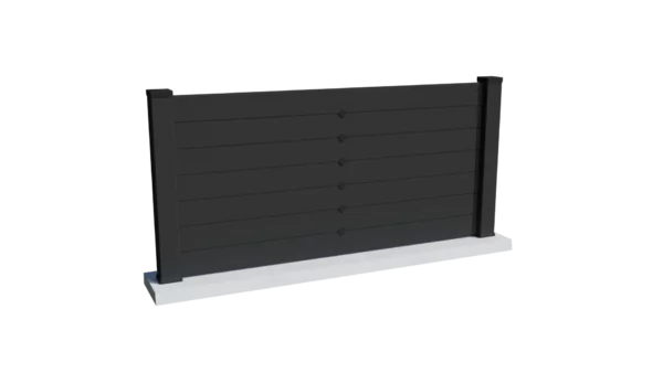 cloture-pvc-brise-vue-pvc-gris-anthracite-cavaliers-noir-audace