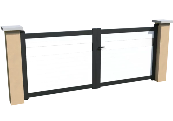 portail-aluminium-battant-blanc-brise-vue-personnalisable-heracles