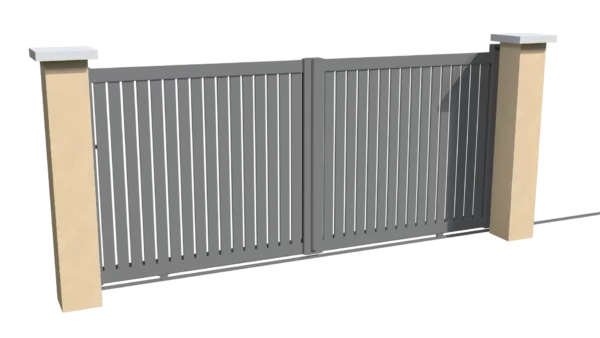 portail-aluminium-coulissant-ajoure-gris-adonis