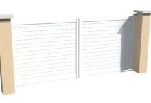 portail-aluminium-coulissant-brise-vue-blanc-cerbere