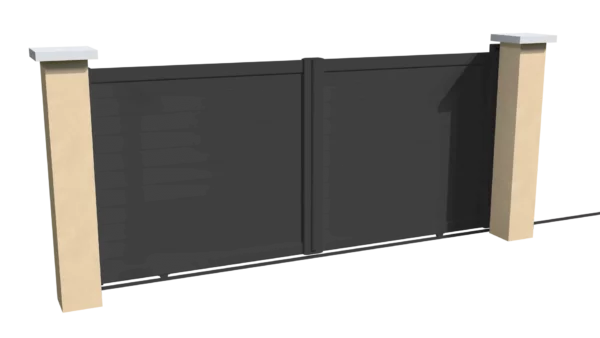 portail-aluminium-coulissant-brise-vue-gris-anthracite-initiale