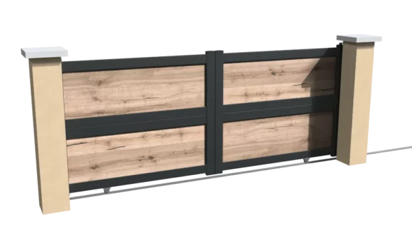 portail-aluminium-coulissant-brise-vue-impression-bois-virtuose