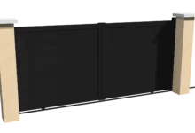 portail-aluminium-coulissant-brise-vue-noir-cerbere