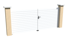 portail-battant-brise-vue-cerbere-blanc