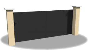 portail-coulissant-plein-horizontal-gris-anthracite-initiale
