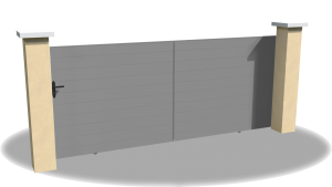 portail-coulissant-plein-horizontal-gris-clair-initiale