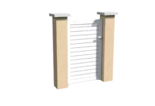 portillon-aluminium-brise-vue-blanc-cerbere