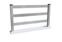 Clôture Western - PVC gris cérusé