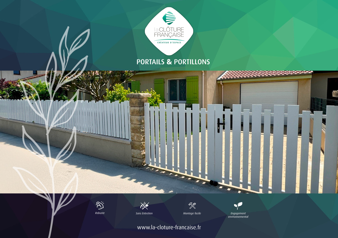 page de garde du catalogue des portails et portillons
