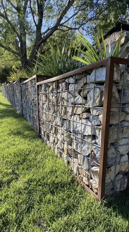 Gabion en pierre naturelles