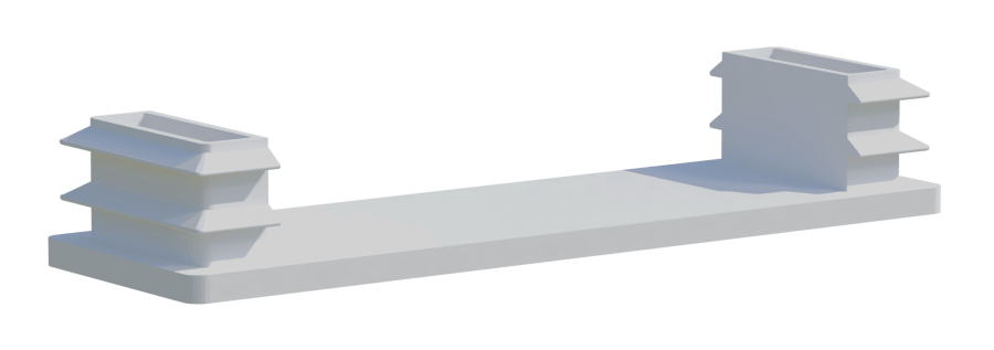 Bouchon plat 100x30 mm