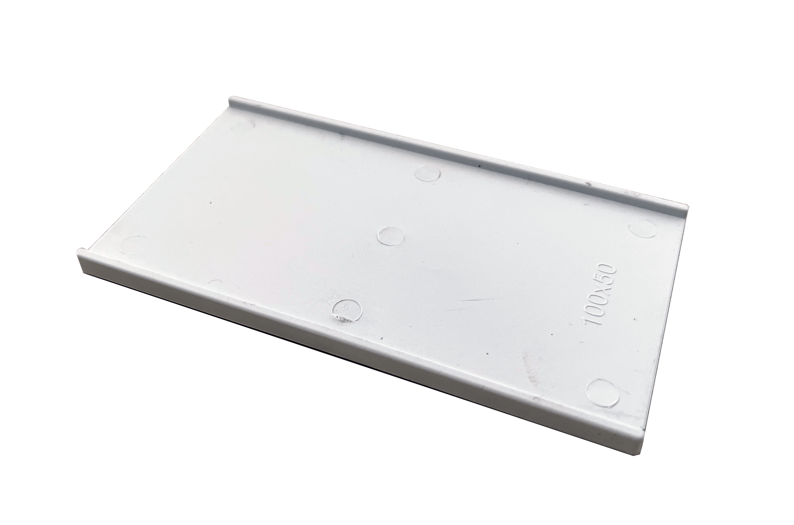 Bouchon plat PVC 100x50 mm