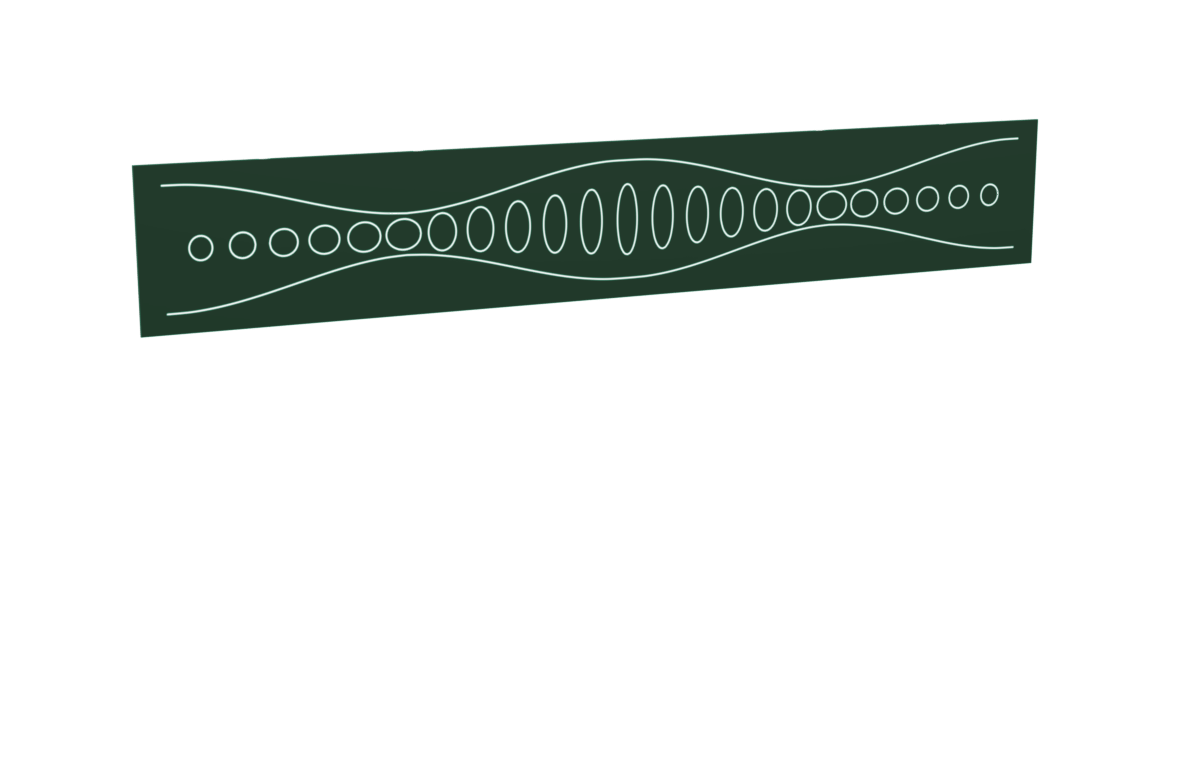 Impression bulles_vert pour le modèle Héraclès