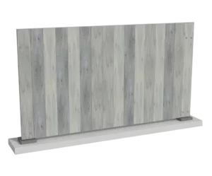 Clôture brise vue verticale PVC Gris - Histogramme