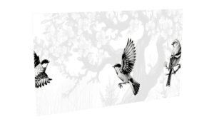Impression oiseaux-3 pour le modèle Virtuose