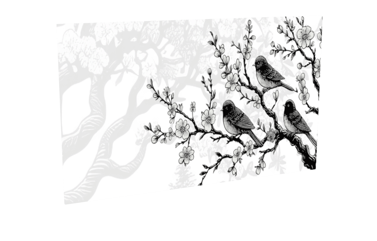 Impression oiseaux-2 pour le modèle Virtuose