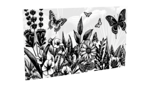 Impression papillons-3 pour le modèle Virtuose