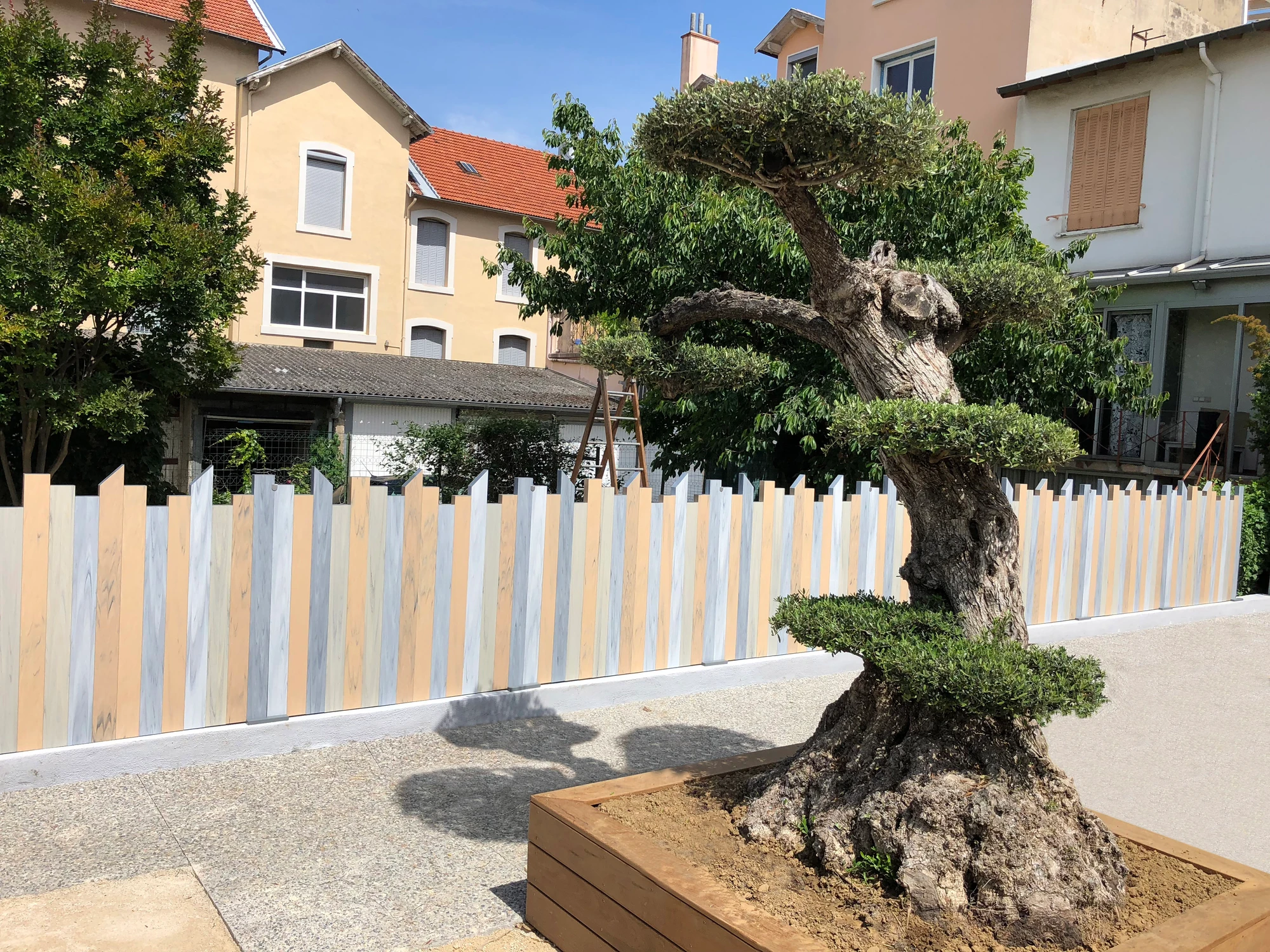 Clôture brise vue PVC Patchwork - Sirus