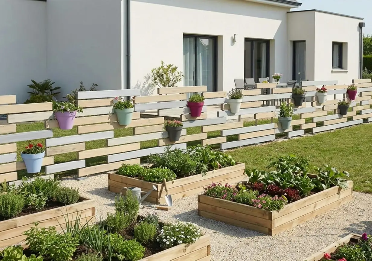 Clôture végétalisée tendance Chloris personnalisée