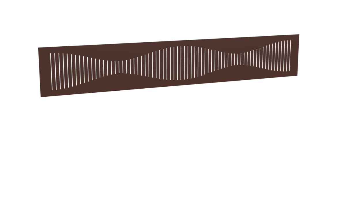 Impression equalizer_marron pour le modèle Héraclès